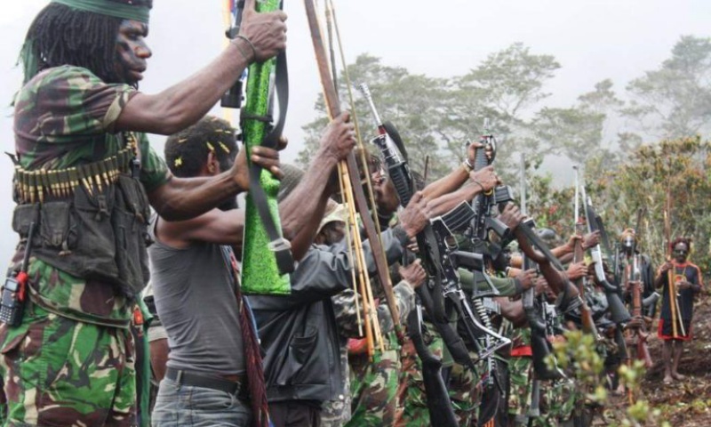 ilustrasi pasukan TPNPB OPM