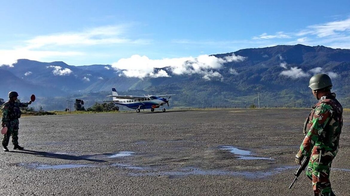 Ilustrasi bandara Ilaga
