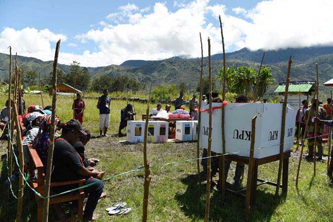 Ilustrasi Pemilu di Papua