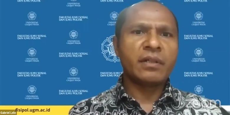 Ketua Gugus Papua UGM Dr. Gabriel Lele