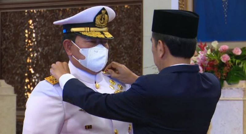 Pelantikan Panglima TNI Yudo Margono